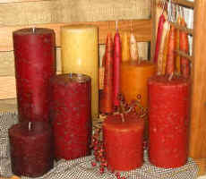 Primitive Candle Display